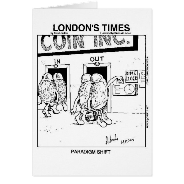 Paradigm Shift Funny Cartoon Gifts & Collectibles (Front)