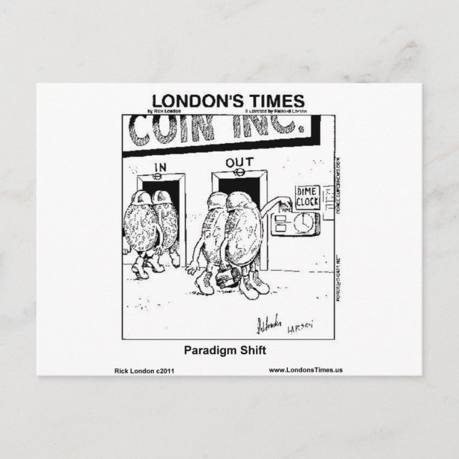 Paradigm Shift Funny Gifts Mugs Tees Cards Etc. (Front)