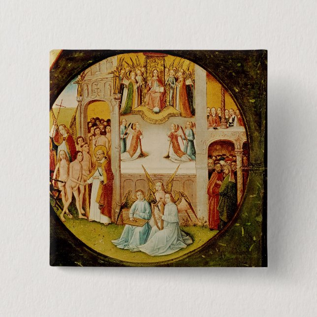 Paradise 15 Cm Square Badge (Front)