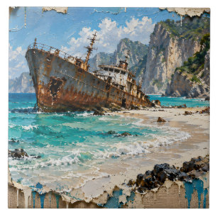 Paradise and Rust Tile