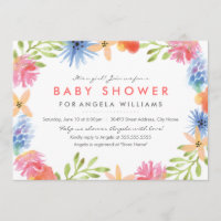 Paradise Baby Shower Invite