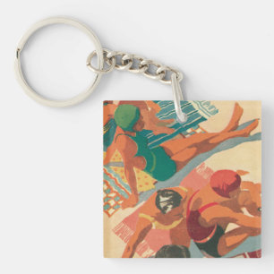 Paradise Beach Club Key Ring