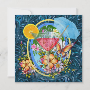 Paradise Beach Cocktail - SRF Invitation