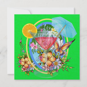 Paradise Beach Cocktail - SRF Invitation