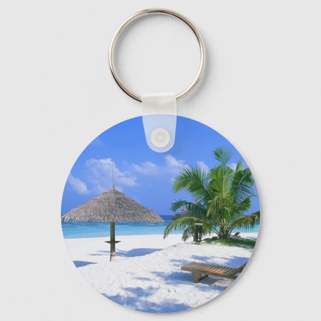 Paradise beach key ring (Front)