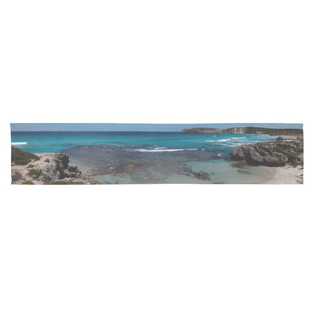 Paradise Beach Paradise Panorama Summer Australia Short Table Runner (Horizontal)