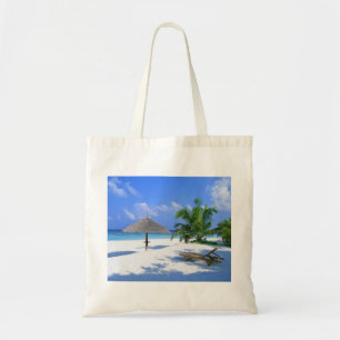 Paradise beach tote bag