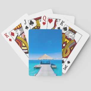 Paradise Beach Tropical Resort, Maldives Playing Cards