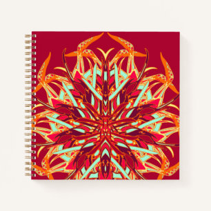 Paradise Bird Orchid  Notebook