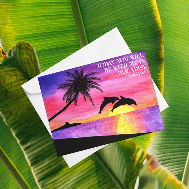 Paradise Birthday Card (Creator Uploaded)