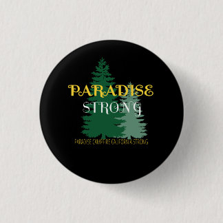 paradise camp fire california strong vintage 3 cm round badge