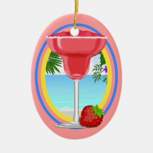 Paradise Cocktail Ceramic Tree Decoration
