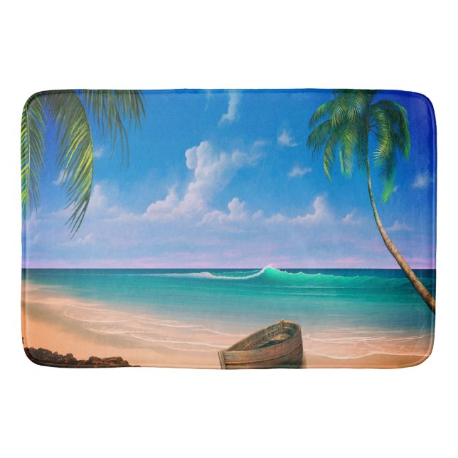 Paradise Custom Large Bath Mat (Front)