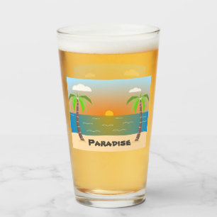 Paradise Drinking Glass