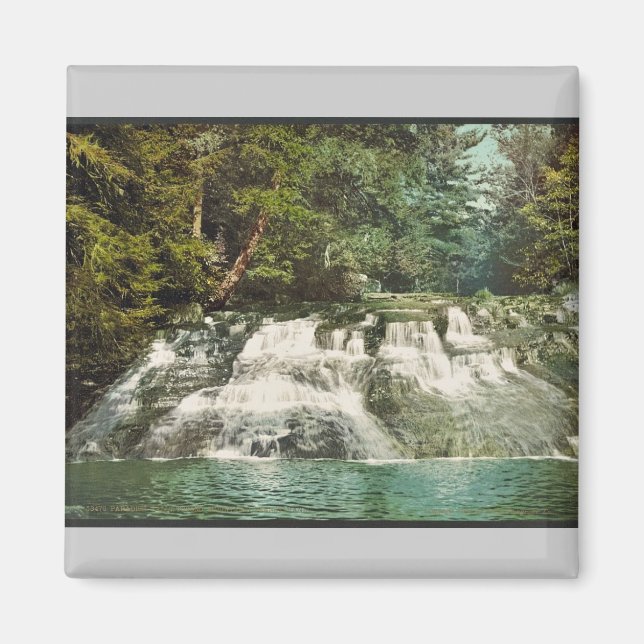 Paradise Falls, Pocono Mountains, Pennsylvania rar Magnet (Front)
