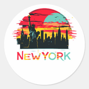 paradise favour love 7777 classic round sticker