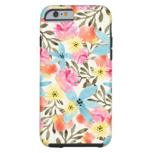 Paradise Floral Print Tough iPhone 6 Case