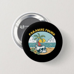 PARADISE FOUND 6 CM ROUND BADGE