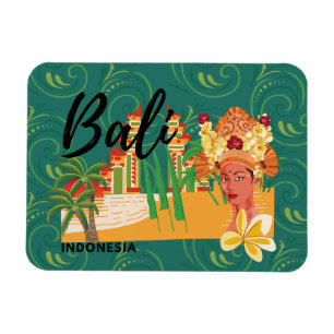 Paradise Found Bali Photo Magnets