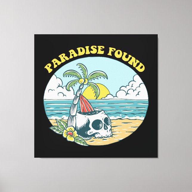 PARADISE FOUND CANVAS PRINT (Front)