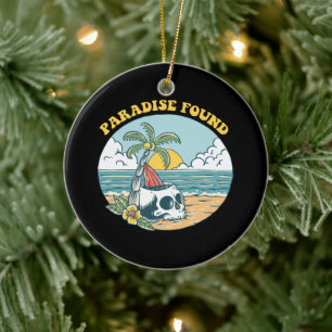 PARADISE FOUND CERAMIC TREE DECORATION