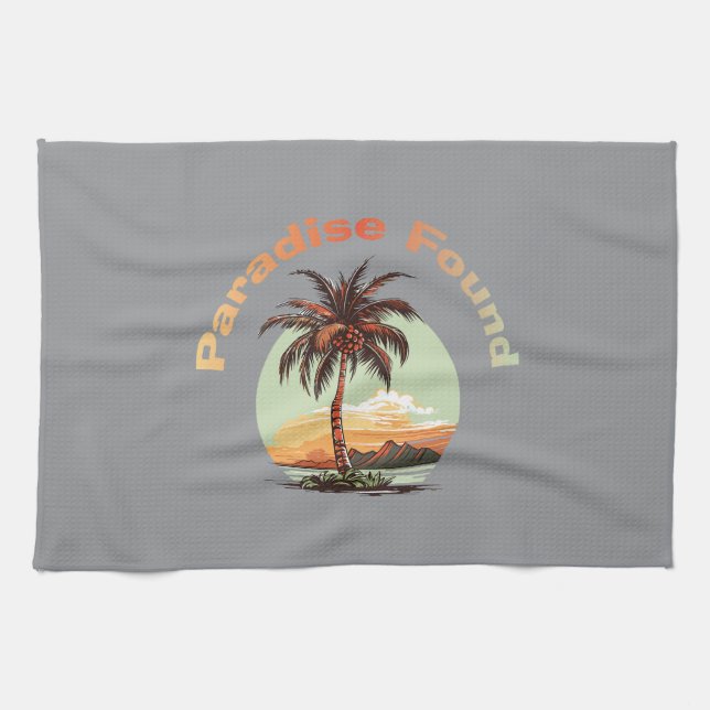 Paradise Found Tea Towel (Horizontal)