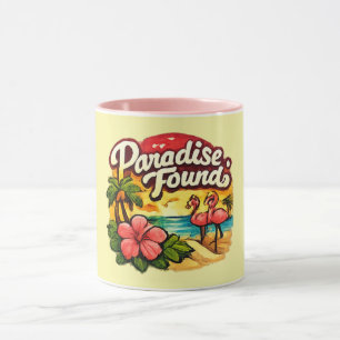 Paradise Found Tropical Summer Style Mug