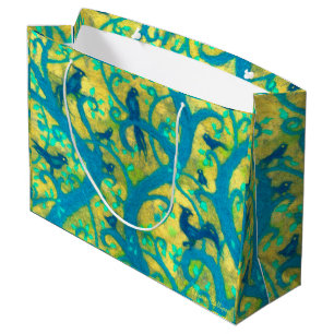 Paradise garden large gift bag
