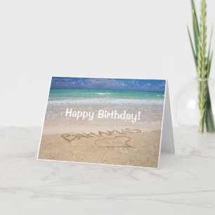 Paradise is where you are Birthday Card