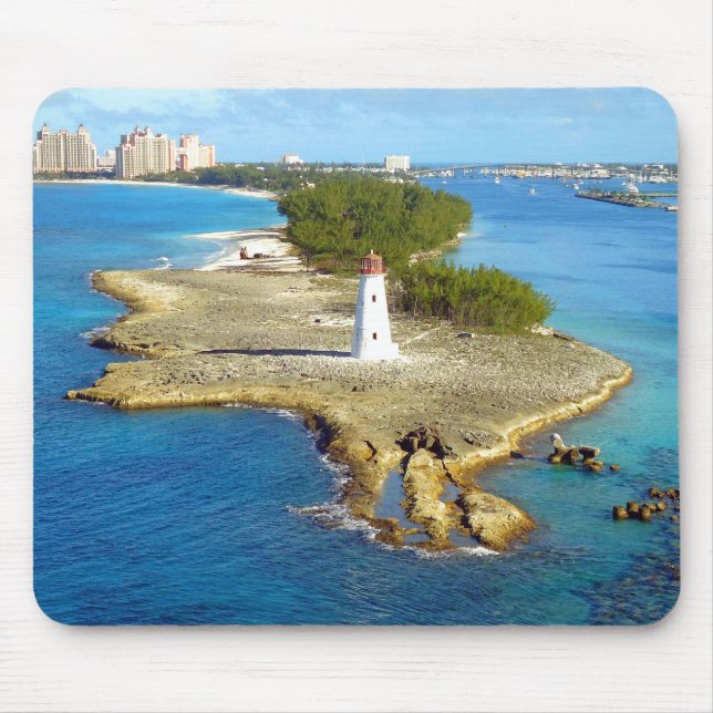 Paradise Island Light Mouse Mat (Front)
