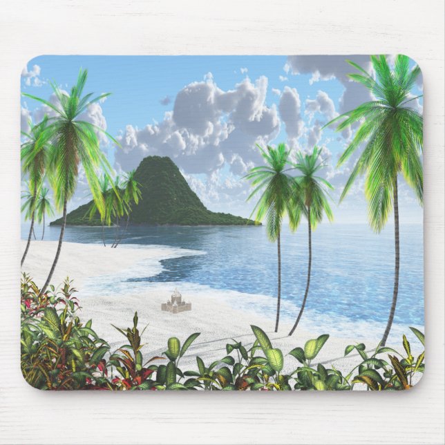 Paradise Island Mouse Mat (Front)