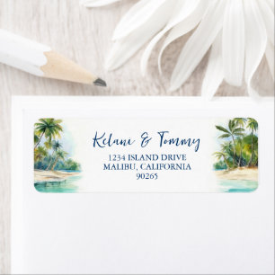 Paradise Island Tropical Beach Wedding Address