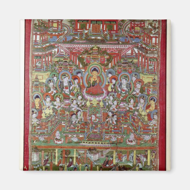 Paradise of Amitabha Magnet (Front)