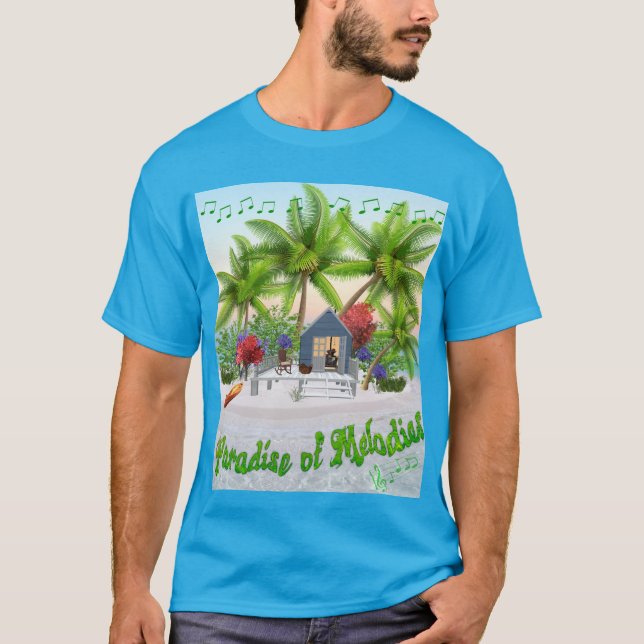 Paradise Of Melodies Fantasy Island T-Shirt (Front)