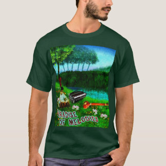 Paradise Of Melodies with Greenery and Lake T-Shirt