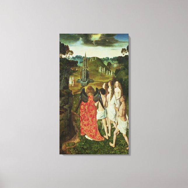 Paradise of the Symbolic Fountain Canvas Print (Front)