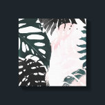 Paradise Palm Fronds Canvas Print<br><div class="desc">Paradise Sweep I by Grace Popp. Palm tree leaves in various shapes are contrasted by the unique colour choices used. | 138464GG</div>