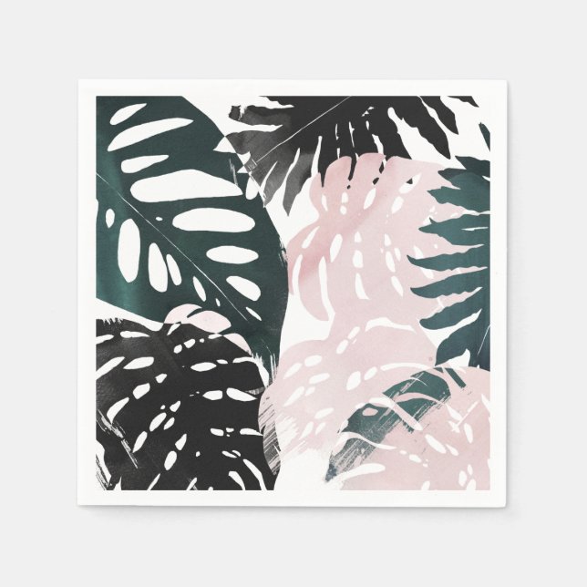 Paradise Palm Fronds Napkin (Front)