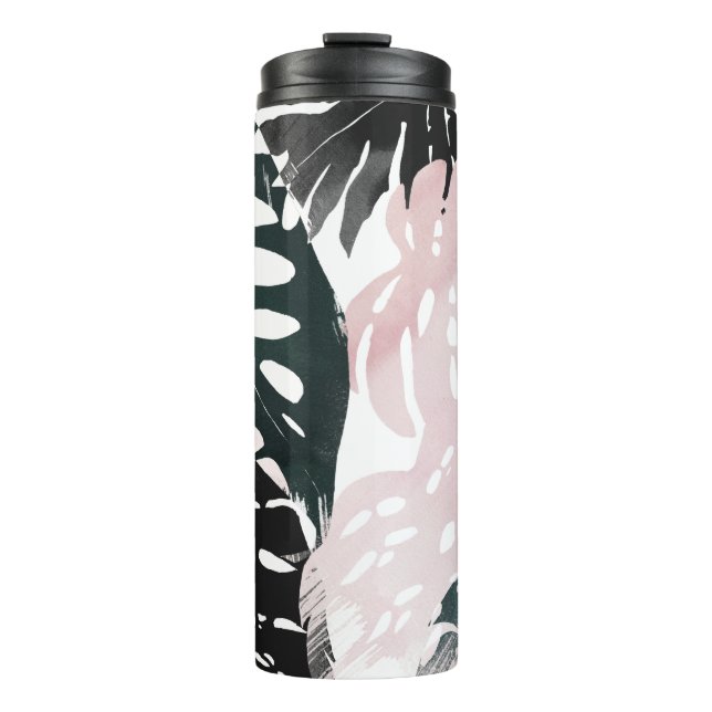 Paradise Palm Fronds Thermal Tumbler (Front)