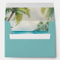 Paradise Palms Tropical Beach Turquoise Wedding