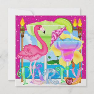 Paradise PARTY / Luau - SRF Invitation