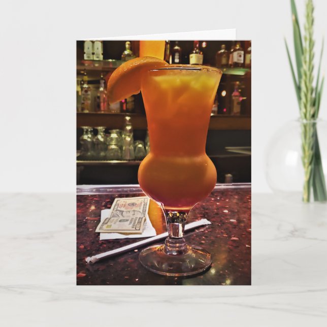 "Paradise Punch" Get Well Card (Front)