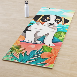 Paradise Puppy Design Yoga Mat