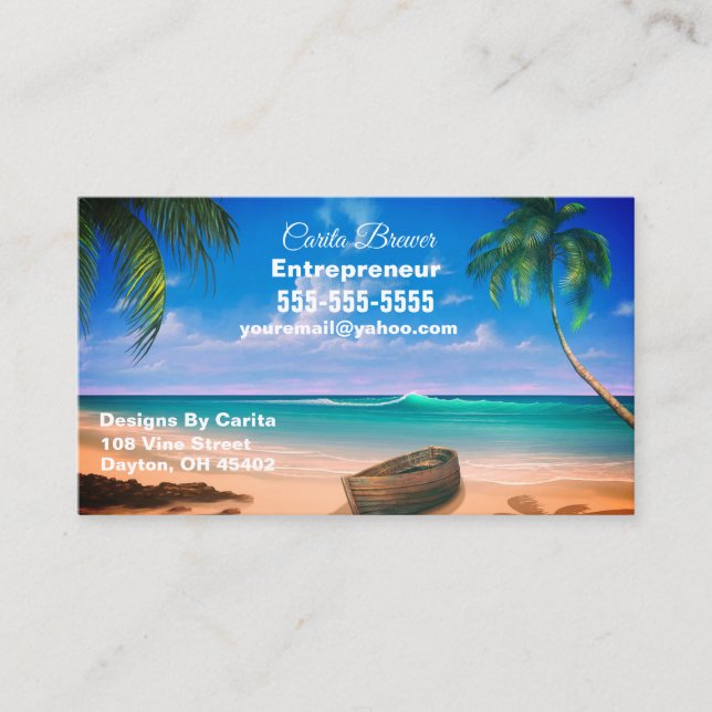 Paradise Standard Business Card (Front)