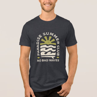 Paradise Summer Club Retro Waves Tri-Blend Shirt