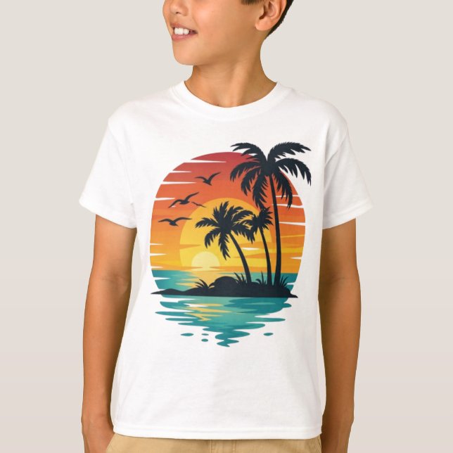 Paradise Sunset T-Shirt (Front)