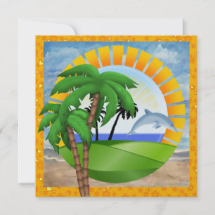 Paradise - Surf - SRF Invitation