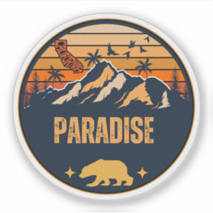 Paradise town, California