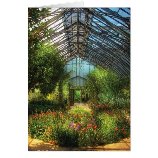 Paradise under glass card