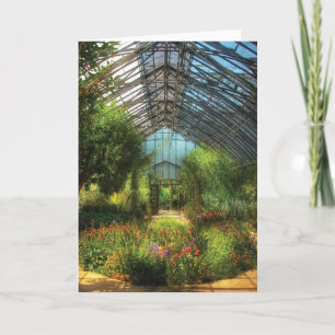 Paradise under glass holiday card